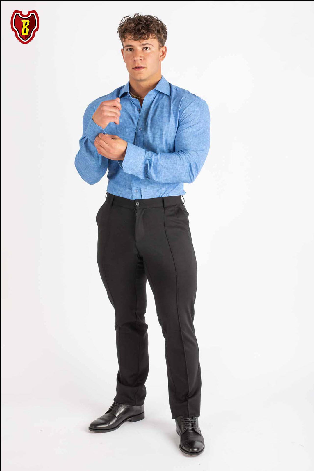 BLURRY RELAX PANTS / BLUE