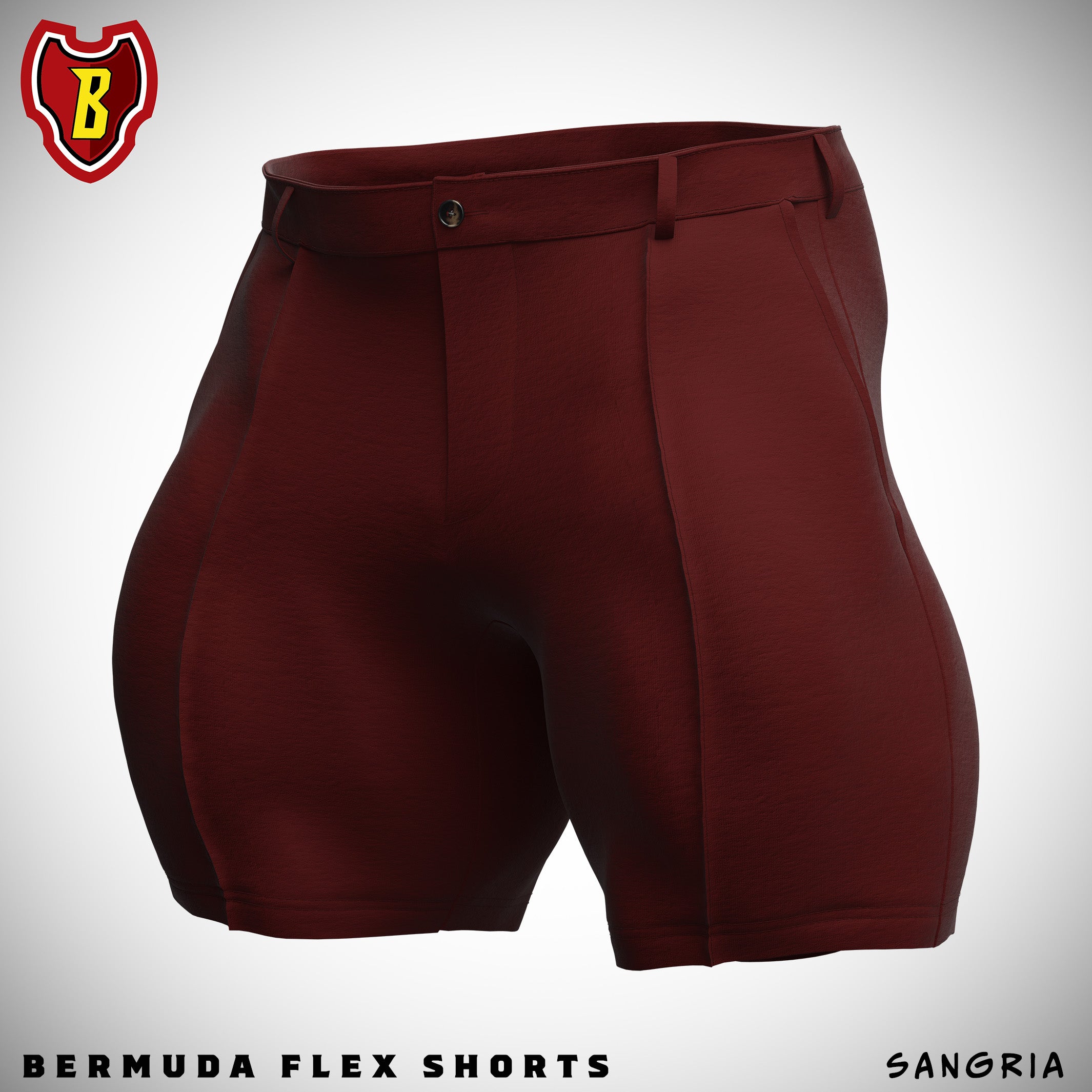 【BAON】25SS★ [BAONHAUS] Senin Dot Banding Bermuda Pants Tailored baggy Bermuda short sweatpants - Shorts and jorts
